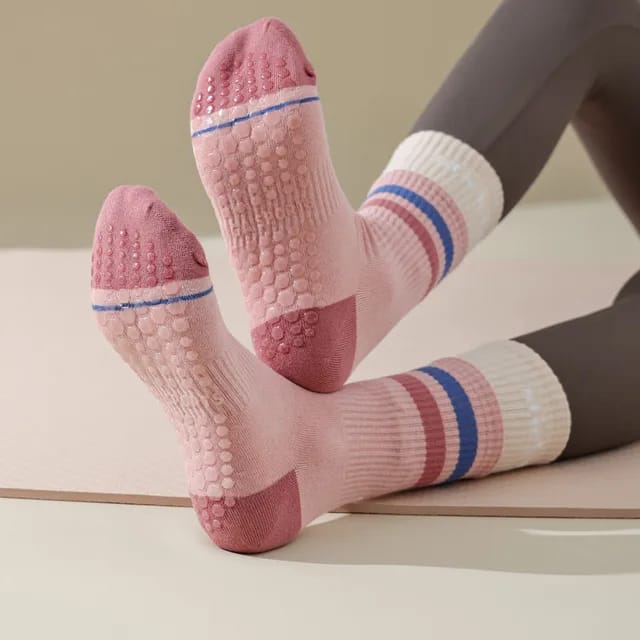 yoga socks for women non-slip grips
